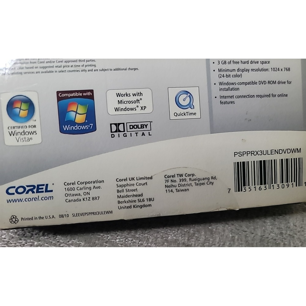 Corel PaintShop Photo Pro X3 Ultimate Windows Photo Editing Software Open Box - Picture 4 of 6